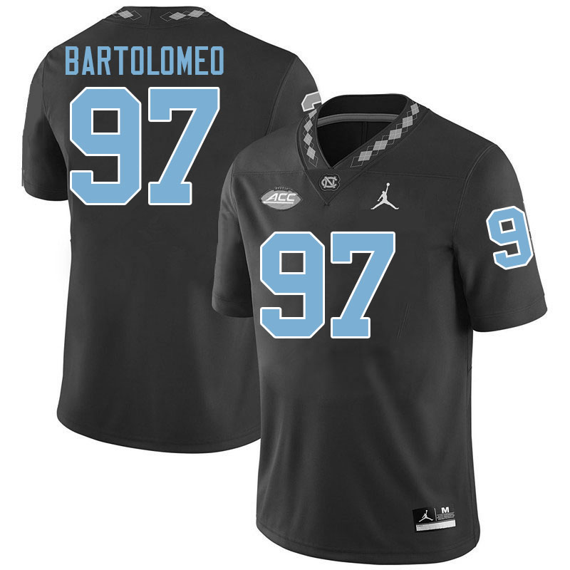 #97 Guytano Bartolomeo North Carolina Tar Heels College Football Jersey Stitched-Black #97 Guytano Bartolomeo North Carolina Tar Heels College Football Jersey Stitched-Black